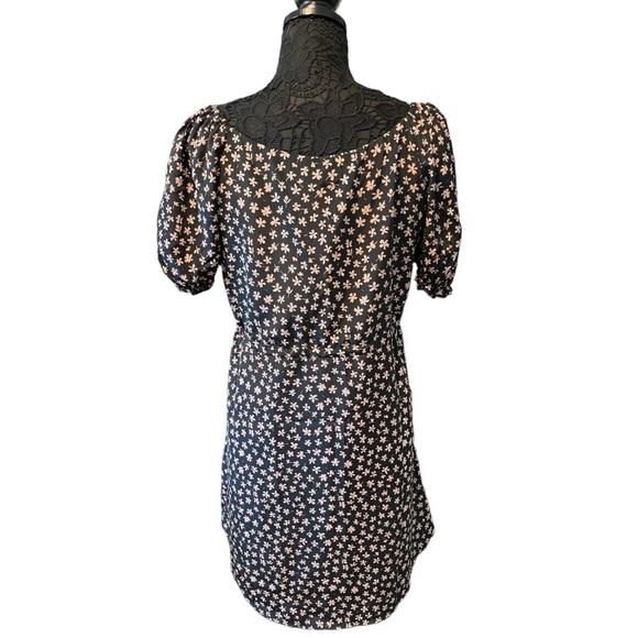 NWT French Connection Ditsy Floral Print Mini Dress Sz 6 - Picture 4 of 6